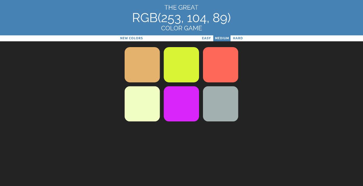 Color game